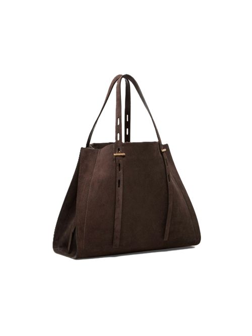 Borsa Mino Rota linea promise mod paula suede piuma MINOBOSSI | PRPAULASUEDEC706 TESTA DI MORO